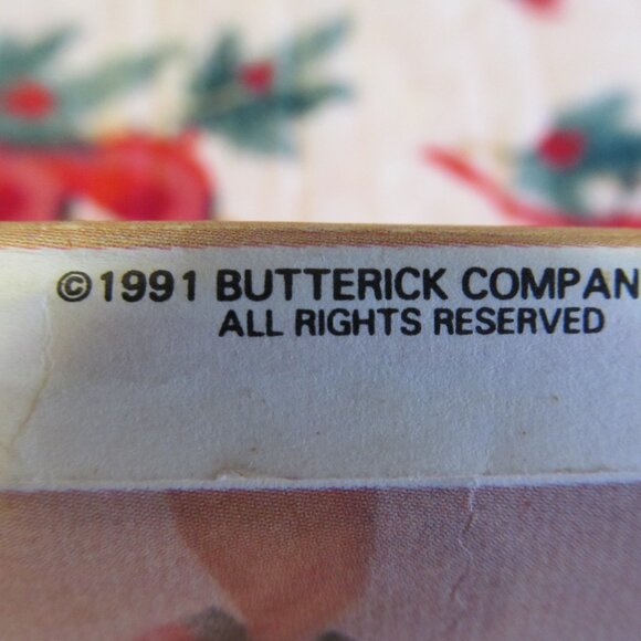 Vtg 1990s Butterick Sewing Craft Pattern 5348 Bunnies, Basket & Wreath UNCUT - Picture 11 of 12